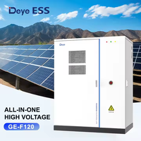 Deye 50kW Hybrid Solar Kit 120kWh Batería + Longi Hi-Mo X6 585W Paneles para almacenamiento de energía comercial y sistemas conectados a la red