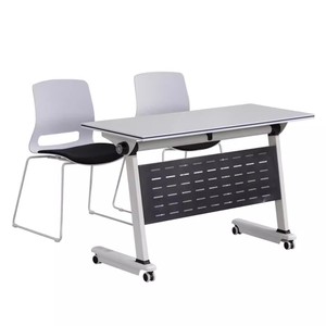 Modern Office Furniture Office Desk High-Tech <strong>Foldable</strong> Training <strong>Table</strong> Desk <strong>Foldable</strong> <strong>Study</strong> <strong>Table</strong> Conference <strong>Table</strong> - Product Image 2