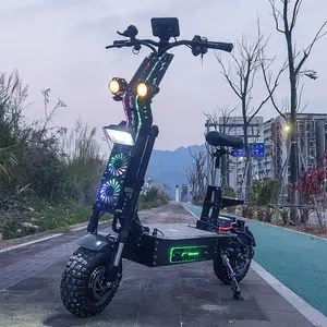FLJ Batterie Amovible Puissant E scooter X14 10000W scooter électrique mobilité adulte avec Design de Mode
