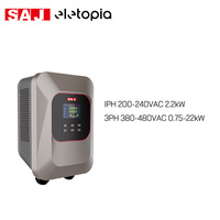 Variateur de fréquence pour pompe 0,75 kW IP65 triphasé 380 V avec contrôle PID, type sac à dos