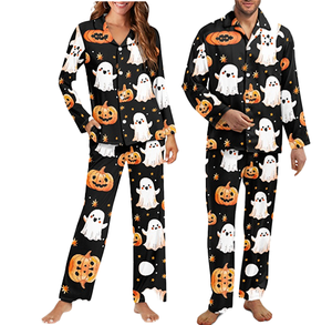 Paio di <span class=keywords><strong>pigiami</strong></span> Halloween <span class=keywords><strong>Happy</strong></span> <span class=keywords><strong>pigiami</strong></span> per coppie - Product Image 5