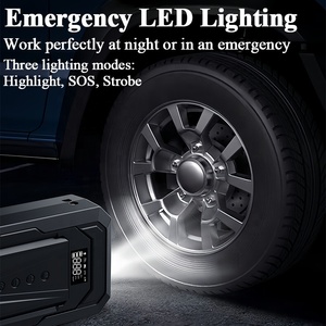New Multifunction Car Jump Starter with Air <strong>Compressor</strong> Portable 12V Car Battery Booster with <strong>Power</strong> Bank Air Pump Emergency <strong>Tool</strong> - Product Image 6