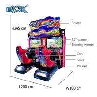 Machine de jeu à pièces de monnaie 2 joueurs Outrun Arcade Machine de conduite simulateur Arcade Racing Car Game Machine à vendre