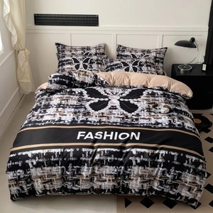 Nouvel ensemble <span class=keywords><strong>de</strong></span> literie 4 pièces en <span class=keywords><strong>coton</strong></span> lavable avec motif floral perlé et nœud papillon, comprenant drap, taie d'oreiller et housse <span class=keywords><strong>de</strong></span> <span class=keywords><strong>couette</strong></span>, pour lit 2026 - Product Image 5