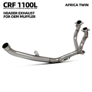 Para Honda CRF1100L <span class=keywords><strong>AFRICA</strong></span> <span class=keywords><strong>TWIN</strong></span> CRF1100 ADV SPORTS, Tubos de Escape de Acero de Alto Rendimiento para Todoterreno, 2021-2024 - Product Image 5