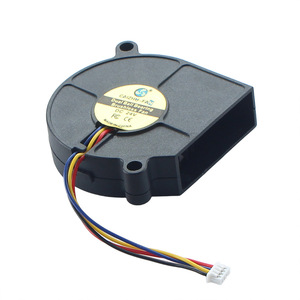 Ventilateur à turbine pour tête d'extrusion Ad 5015, ventilateur de refroidissement à double roulement à billes 24V pour accessoires d'imprimante 3D - Product Image 1
