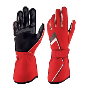 Gants de karting à ajustement précis, paume en silicone antidérapante, gants de course flexibles, logo personnalisé, fourniture OEM - Product Image 1