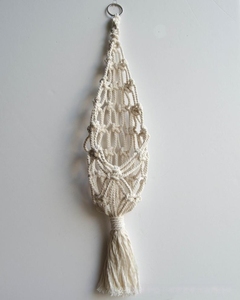Tapiz de Pared de Macramé Bohemio Hecho a Mano, Arte de Pared Tejido de Algodón con Borlas, Adornos Decorativos para Sala de Estar, Estilo Hogareño - Product Image 4