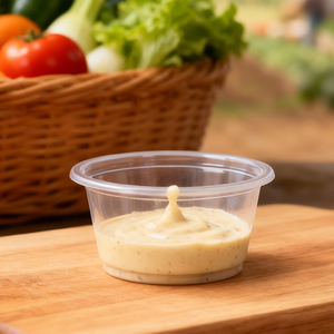 Portion Control Food Grade Material Disposable Personalized Clear <b>Plastic</b> Pp Sauce <b>Cup</b> With Lids Perfect For Takeout - Product Image 6