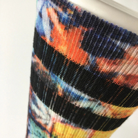 Chaussettes en Polyester avec Logo personnalisé 3D pour le Sport, chaussons colorés, pour mauvaises herbes, feuilles d'érable, pour plantes, vente en gros, pièces