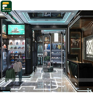 Exhibidor de Ropa Urbana, Mostrador de Ropa, Mueble de Exhibición de Vidrio, Mobiliario Comercial - Product Image 2