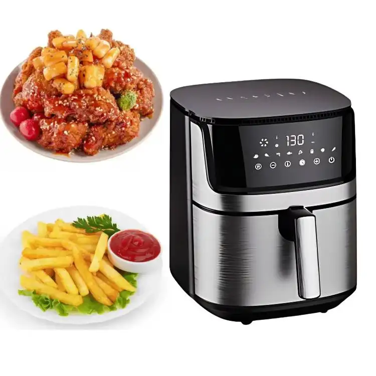 Professional Non-Stick Cheap Air Fryer Multifuncional Touch Screen Smart Air Fryer De 8L Digital Hot Air Fryers Without Oil