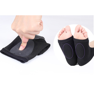 Chaussettes de protection du talon rembourrées Compports Dry Cracked Premium Gel Achille Fasciite Cheville Compression - Product Image 4