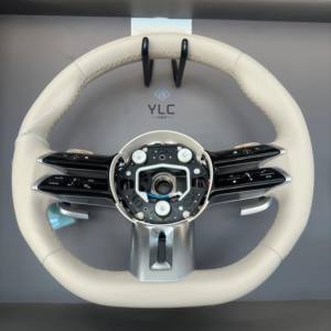 Volant de course <span class=keywords><strong>sport</strong></span> en fibre de carbone de haute qualité YLC pour Mercedes-Benz C E S CLA GLA GLC GLE GLS W205 W213 W222 en cuir - Product Image 1