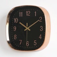 Jam Dinding Persegi Quartz Senyap Modern 12 Inci untuk Ruang Tamu 30 Cm Persegi Gaya Sederhana Menggantung Jam Dinding untuk Kamar Tidur