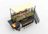 20ft contenitore Coffee Shop ristorante spedizione Container Bar caffetteria con cucina