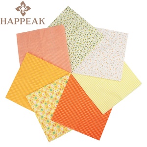 Happeak 10x10 inch vuông 7PCS SET precut 25cm cotton vải Multi-Màu in Quilting bó dệ<span class=keywords><strong>t</strong></span> kỹ thuậ<span class=keywords><strong>t</strong></span> bọ<span class=keywords><strong>c</strong></span> - Product Image 6