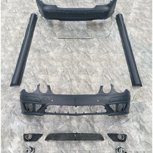 Faldón lateral de parachoques delantero envolvente grande, rejilla de parachoques trasero para <span class=keywords><strong>Mercedes</strong></span> <span class=keywords><strong>Benz</strong></span> Clase <span class=keywords><strong>E</strong></span> W211, actualización de modificación E63AMG - Product Image 4