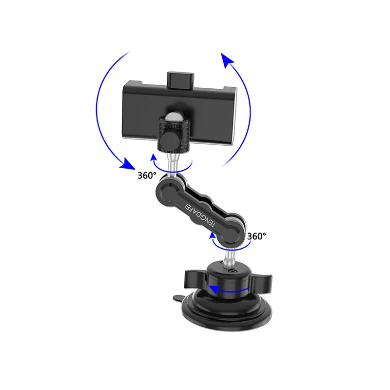 Hot Sale Universal Shooting Car Mobile Suction Cup Phone Holder With Bluetooth Remote Control