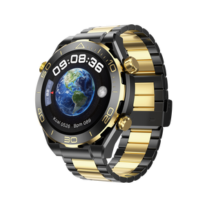 Montre connectée Z91 Pro Max, écran AMOLED 1,52 pouces, étanche, or tendance, luxe, compatible iOS, application Wearfit Pro, pour hommes et femmes - Product Image 2