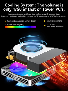 GMKtec NucBox K12 Gaming Mini PC AMD Ryzen 7 H 255 OCuLink USB4 2*DDR5 <strong>3</strong>*PCIe 2*2.5G LAN RGB Desktop <strong>Computer</strong> Win11 WiFi6E - Product Image 4