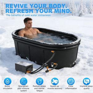 Portable Cold Plunge Chiller With Pump Ice <b>Bath</b> Chiller 1/3 hp Water Chiller <b>Support</b> Stress Relief Muscle Recovery - Product Image 1