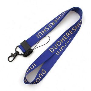 Promotional Fashion Silk Screen Printing <b>Polyester</b> Autism <b>Lanyard</b> Phone Wallet with Digital Printing - Product Image 3