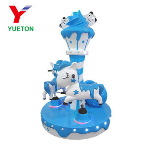 Disponibile Ora: Giostra per Bambini a 3 Posti a Moneta, Mini Carosello per Bambini in Vendita - Product Image 2