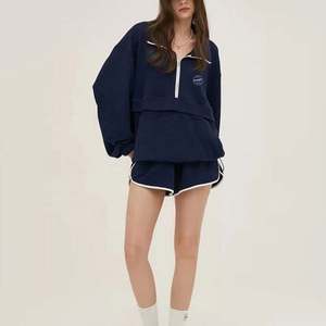 Sudadera de talla grande para mujer, moda de calle alta, manga de murciélago en blanco, 50 algodón, 50 poliéster, sudadera para mujer - Product Image 5