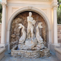 Statue de Marsyas en marbre, design européen, sculptée à la main, pour parc