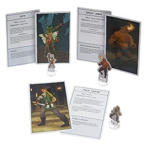 OEM ODM Standee en acrylique Stratagem 49, <span class=keywords><strong>jeu</strong></span> <span class=keywords><strong>de</strong></span> rôle <span class=keywords><strong>de</strong></span> table fantastique coloré illustré à la main, D&D The Deck of Many Friends - Product Image 3