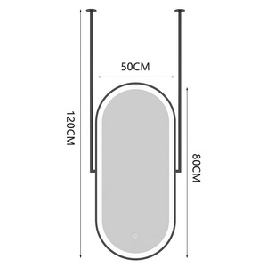 Miroir <span class=keywords><strong>de</strong></span> <span class=keywords><strong>salle</strong></span> <span class=keywords><strong>de</strong></span> <span class=keywords><strong>bain</strong></span> LED décoratif moderne et minimaliste avec barre <span class=keywords><strong>de</strong></span> <span class=keywords><strong>suspension</strong></span>, commande tactile, double ensemble pour coiffeuse, hôtel, <span class=keywords><strong>salle</strong></span> <span class=keywords><strong>de</strong></span> maquillage, maison - Product Image 6