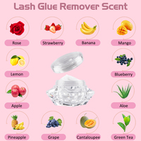 Crème Gel Dissolvante Professionnelle Puissante Végane pour Colle à Cils, Adaptée aux Yeux Sensibles, Dissolvant d'Adhésif pour Cils Marque Privée