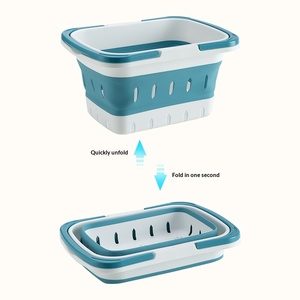 <span class=keywords><strong>Panier</strong></span> à linge pliable mural avec poignée pour salle de bain, idéal pour le rangement des vêtements sales – Vente en gros, produit phare - Product Image 4