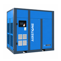 Kompresor Udara Sekrup Rotary Industri Airstone Langsung Dari Pabrik, Dapat Disesuaikan, 132KW 175HP 7-10Bar PM VSD IP54