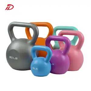 Großhandel Farbe Beton Kettle bell Gym Heim-Fitness geräte Gewichtheben Kettle bell