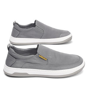 Sealwood Men's Slip-On Casual <b>Shoes</b> Breathable Cloth Upper Rubber Sole Round Toe All Seasons Fashion Walking Style - Product Image 1