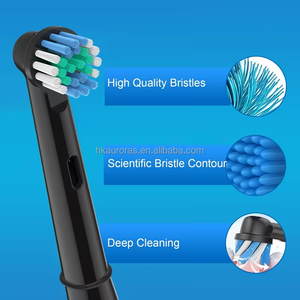 Balanced Electric <b>Toothbrush</b> <b>Head</b> with Even Pressure Nylon Medium Bristle for Household & Outdoor Use-Smooth Replacement <b>Heads</b> - Product Image 2