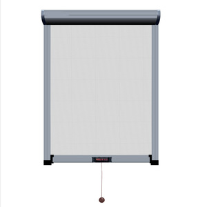 自装防蚊纱窗铝合金隐形伸缩推拉式断桥网天窗冲孔 - Product Image 2