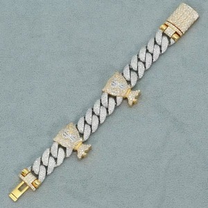 Pulsera de Moissanita de Alta Demanda, Elegante Pulsera de Lujo Tipo Tenis con Piedras de Corte Brillante, Idea de Regalo de Joyería en Venta - Product Image 1