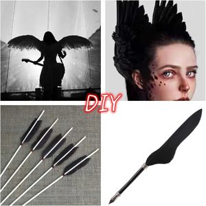 Ngỗng Đen lông cho đám cưới thủ công trang trí nhà gói của <span class=keywords><strong>100</strong></span> vật làm và vật làm vật Cung cấp Thổ Nhĩ Kỳ lông bút lông - Product Image 6