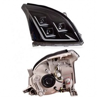 Nouveaux phares LED 6000K très demandés pour Land Cruiser Prado FJ120/LC120 2003-2009, avec feux de jour à 3 lentilles et clignotants