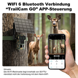 Caméra de chasse Victure 4G 4K Ultra HD à énergie solaire pour la surveillance de la faune en extérieur avec capteur PIR et Wifi - Product Image 4