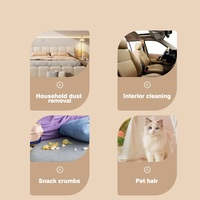 Accessoires pour animaux de compagnie Vansity, rouleau anti-poils portable pour animaux de compagnie, pliable, pratique, éliminateur de poils d'animaux réutilisable, rouleau anti-poils