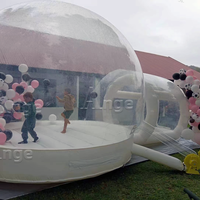 ANGE Vente chaude Tente à bulles gonflable en PVC propre pour enfants Grande maison à bulles pour enfants avec ballon