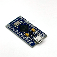 Modul Pro Micro Tipe-C ATmega32U4 5V 16MHz Pengganti ATmega328 untuk Pro Mini 2 Baris Pin Header Antarmuka Leonardo Mini USB