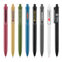 Stylo publicitaire LOGO imprimé personnalisé Stylo signature d'entreprise Gravure Macaron Press Stylo à bille à pointe ST