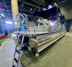 Yacht di Lusso alla Moda Tipo Sportivo, Moderna <span class=keywords><strong>Barca</strong></span> Pontone in Alluminio con Spazio di Stoccaggio in Vendita - Product Image 6