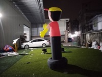 3m/10ft Gonflable Car Wash Man Publicité Gonflable Waving Man Sky Dancer Gonflable Publicité air Dancer pour Car Wash