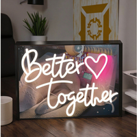 Enseigne néon LED RGB personnalisée, lumière nominative, décoration murale de chambre, Noël, alimentation USB, fixation murale, publicité, voitures, hôpitaux